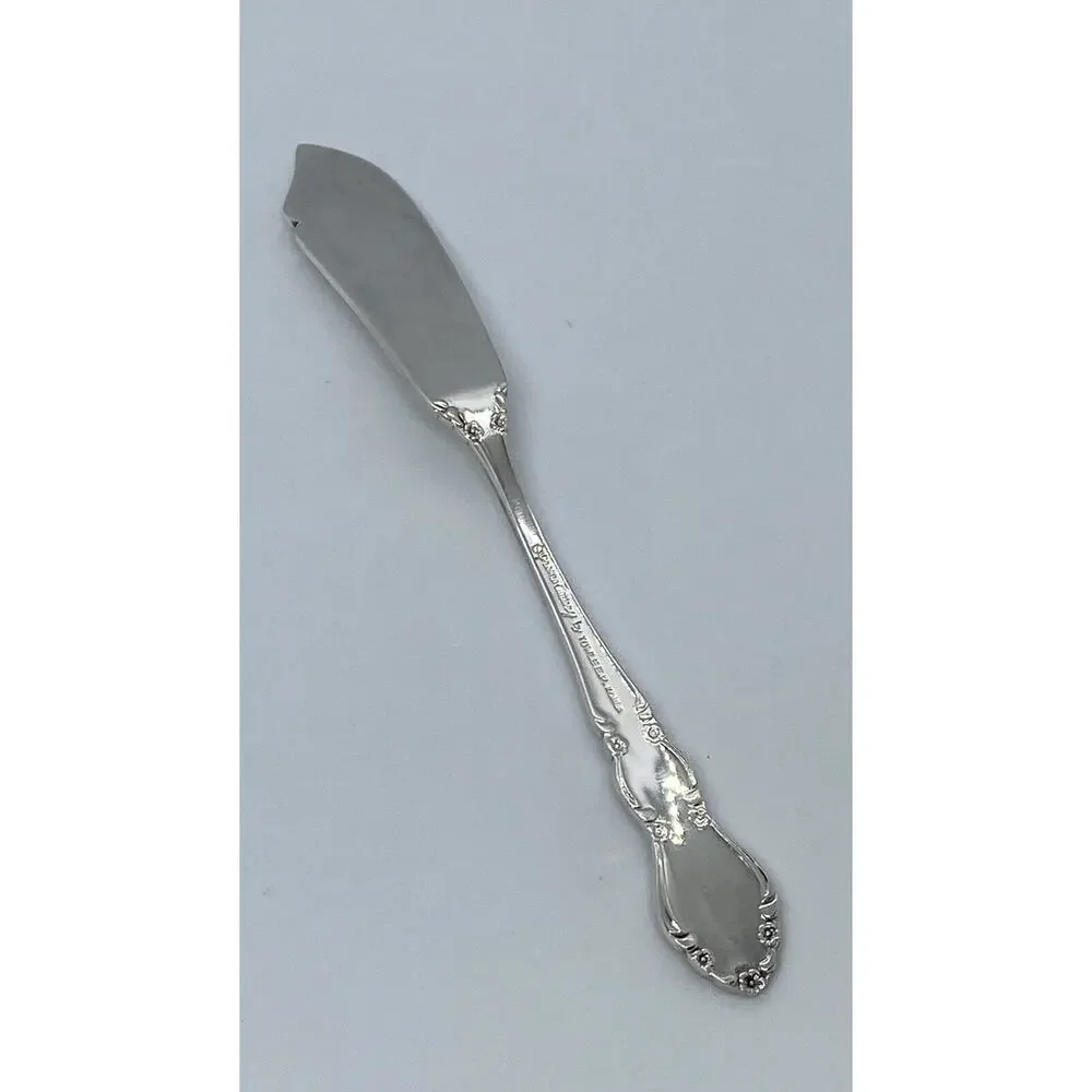 Butter Spreader Towle Supreme Cutlery BARONESS Silver Plate (E.P.) 6 3/4” Korea